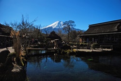 富士山の伏流水が水源の忍野八海